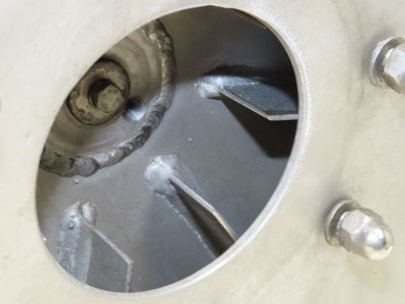 Meidinger AT68 Centrifugal Fan Blower 3x4" In/Out WEG 0.63kw 460V 3Ph 11" Blade