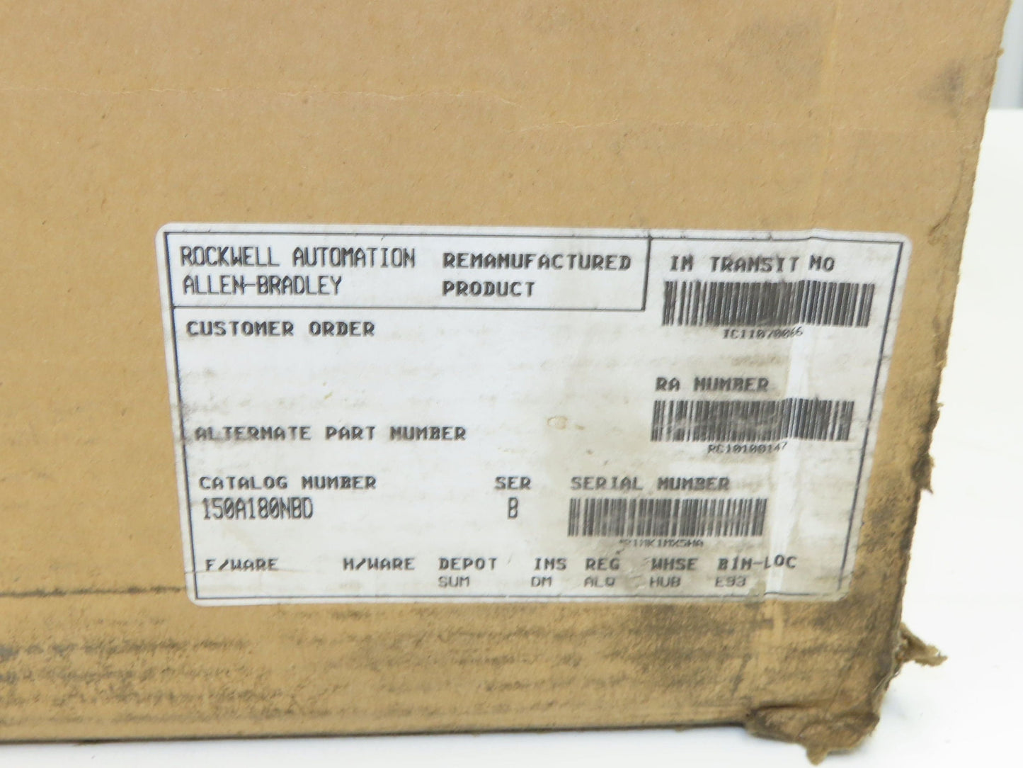 Allen Bradley 150-A180NBD SMC Plus Smart Motor Controller 3Ph 480v 150Hp