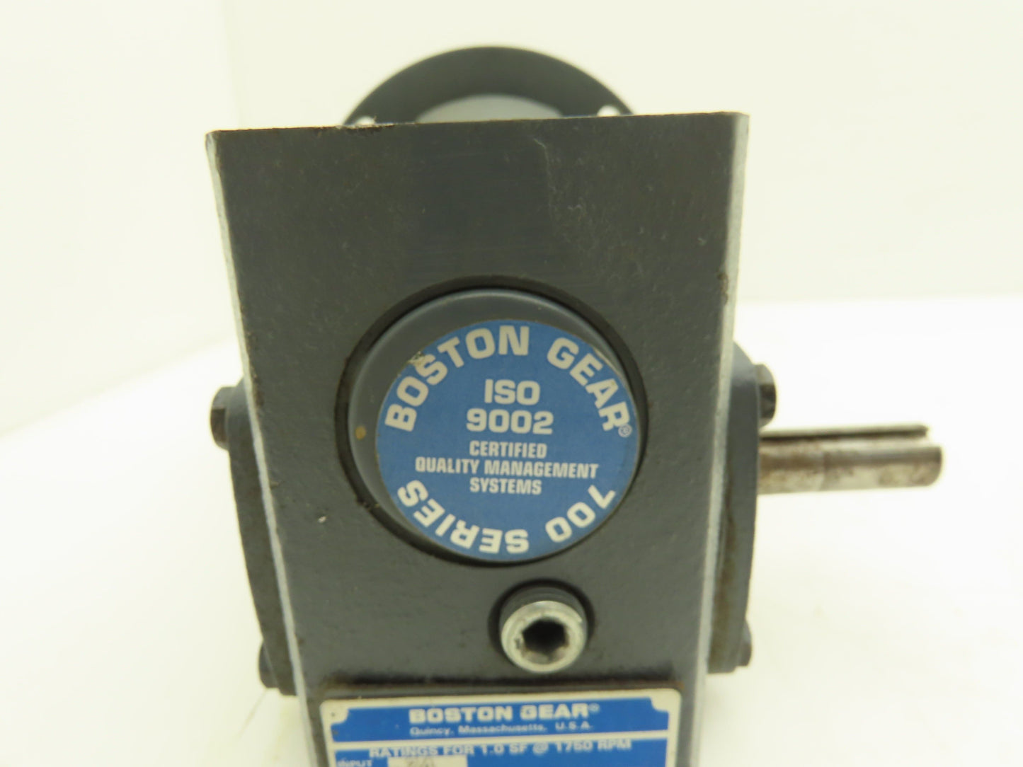 Boston Gear 713-40-G Worm Gearbox 40:1 Reducer.24Hp 44 RPM 56C LH Output