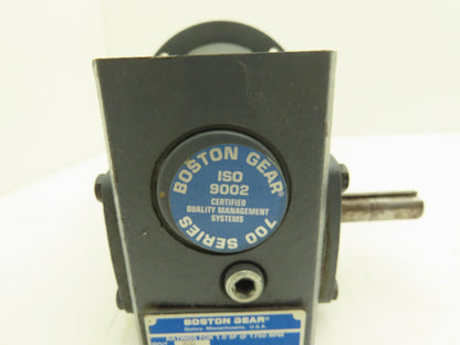 Boston Gear 713-40-G Worm Gearbox 40:1 Reducer.24Hp 44 RPM 56C LH Output