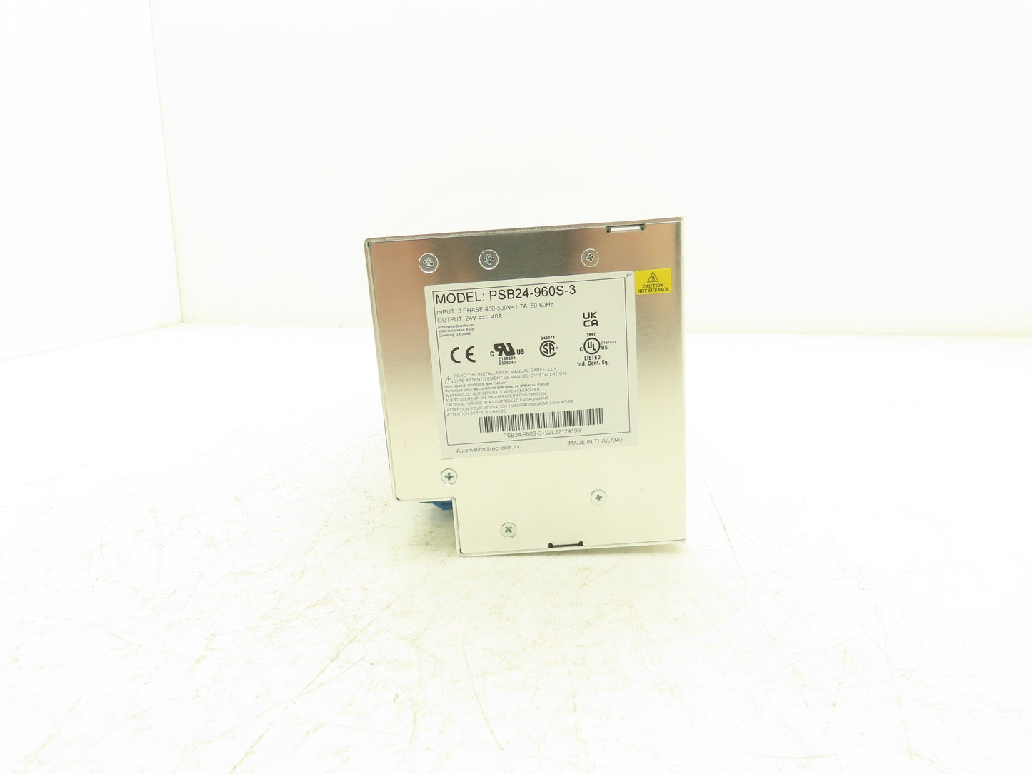 Rhino PSB24-960S-3 Power Supply 3PH 400-500V 1.7A Input 24V 40A Output