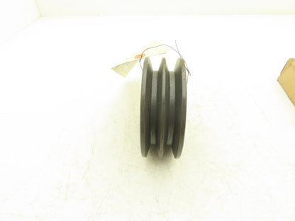 Browning 2TB46 Pully Sheave 2 Groove V-Belt Size A,B Taper Bushing P1 Lot of 4