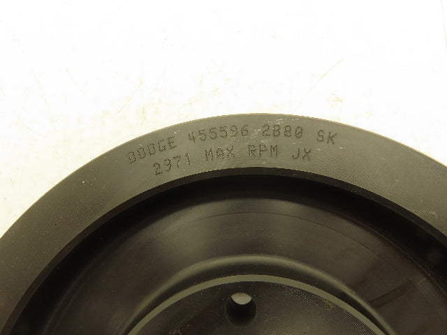 Baldor Dodge 2B80-SK 2-Groove A,B-Belt Pulley Sheave QD Bushing 8.35" OD