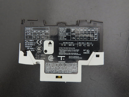 Moeller PKZM0 PKZM0-4-SC Manual Motor Starter 2.5-4A 3Hp 600vAC 3Ph Lot Of 3