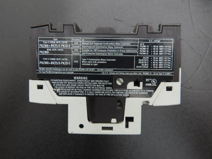 Moeller PKZM0 PKZM0-4-SC Manual Motor Starter 2.5-4A 3Hp 600vAC 3Ph Lot Of 3