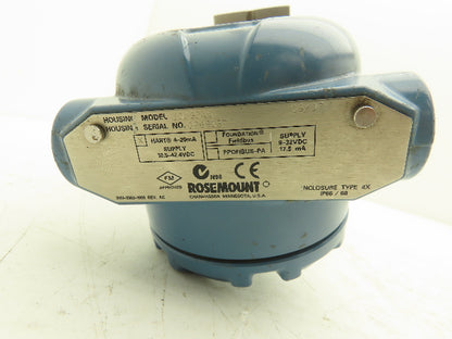 Rosemount 3051S Scalable Pressure Transmitter 11-42vDC 0-75" H2O Hart Protocol
