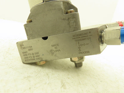 Rosemount 3051S Scalable Pressure Transmitter 11-42vDC 0-75" H2O Hart Protocol