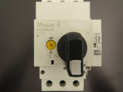 Moeller PKZM4-25 Manual Motor Starter 16-25A 20Hp 600vAC 3Ph
