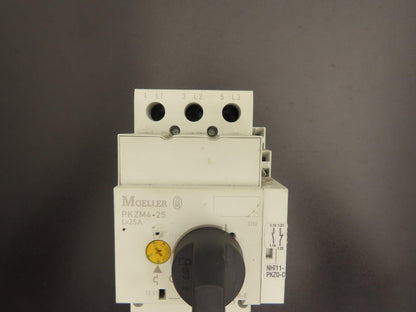 Moeller PKZM4-25 Manual Motor Starter 16-25A 20Hp 600vAC 3Ph