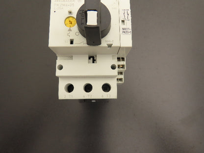 Moeller PKZM4-25 Manual Motor Starter 16-25A 20Hp 600vAC 3Ph