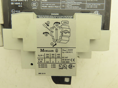 Moeller PKZM4-32 Manual Motor Starter 24-32A 30Hp 600vAC 3Ph