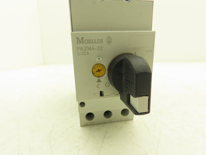 Moeller PKZM4-32 Manual Motor Starter 24-32A 30Hp 600vAC 3Ph