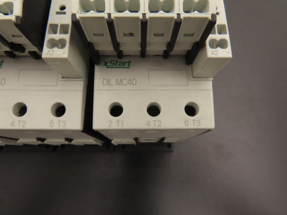 Siemens DIL MC40 Contactor 40Hp 600v 3Ph Aux Contact 4NC 4NO Lot of 4