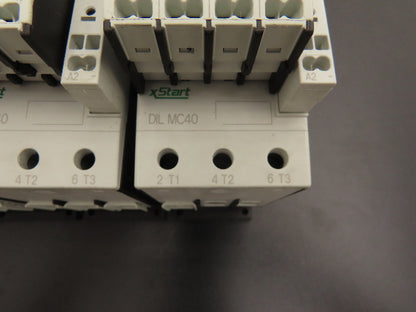 Siemens DIL MC40 Contactor 40Hp 600v 3Ph Aux Contact 4NC 4NO Lot of 4