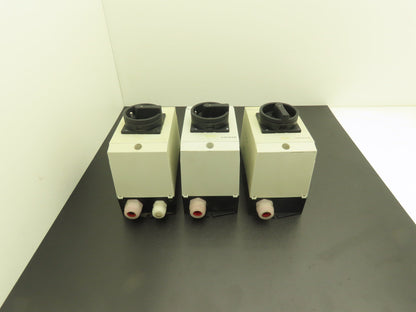 Moeller CI-K2X-145-M-NA Enclosure Switch 32A 600vAC 3Ph Lot of 3