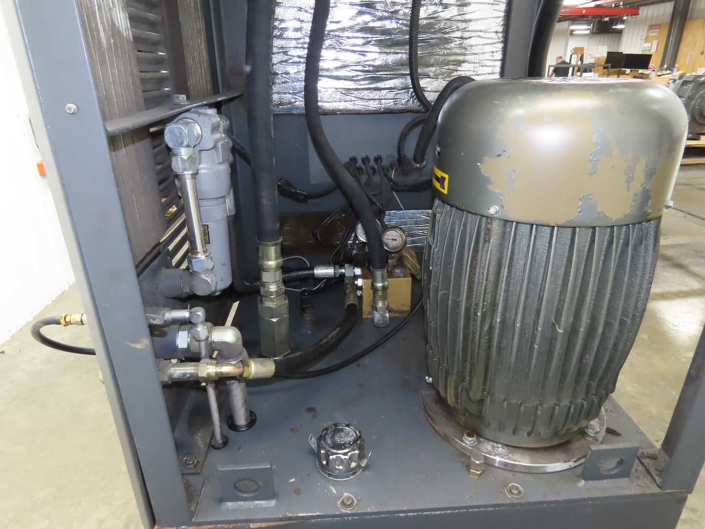 Strippit FC 1250 H/30  30-Ton CNC Turret Punch Hydraulic Power Unit 100 Gal 30Hp