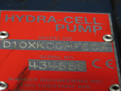 Mazak 730-5X MP Spindle Milling Machine Coolant Pump Hydra Cell Filtering Unit