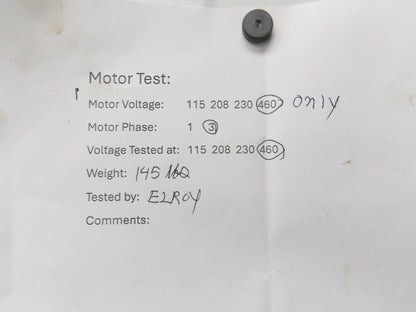 GE Tri-Clad 5K6226XH23A Vertical Pump Motor 5Hp 1750 RPM 460V 3PH 213TP10 Frame