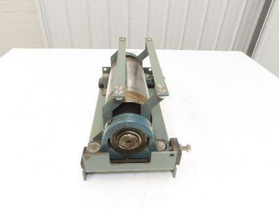 Hytrol 4"x 9" Crowned Tail Pulley for 18" Conveyor 15"BF 8" Belt Under Roller