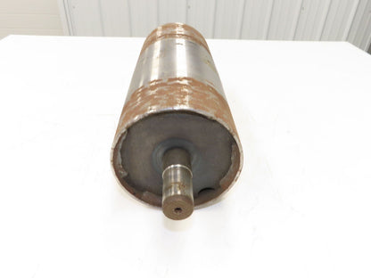 Hytrol 6"x 14" Crowned Tail Pulley for 18" Conveyor 15"BF 8" Belt Under Roller