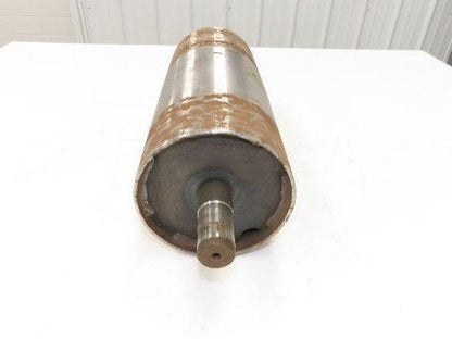 Hytrol 6"x 14" Crowned Tail Pulley for 18" Conveyor 15"BF 8" Belt Under Roller