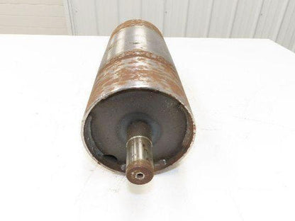 Hytrol 6"x 14" Crowned Tail Pulley for 18" Conveyor 15"BF 8" Belt Under Roller