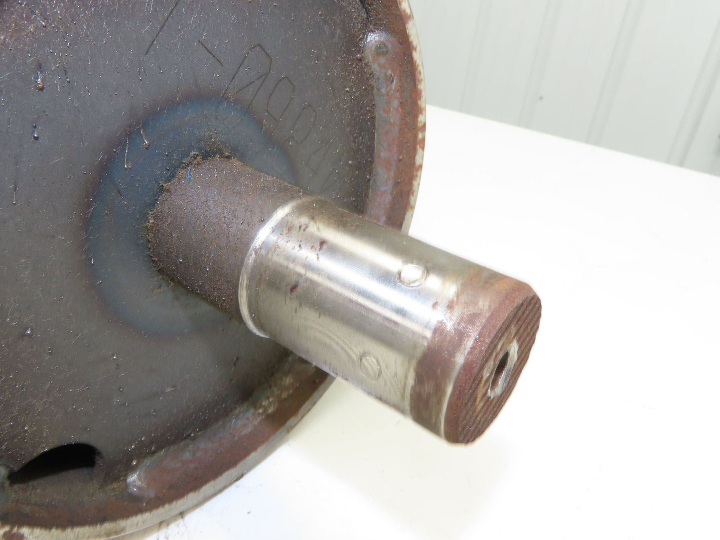 Hytrol 6"x 14" Crowned Tail Pulley for 18" Conveyor 15"BF 8" Belt Under Roller