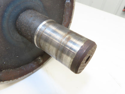 Hytrol 6"x 14" Crowned Tail Pulley for 18" Conveyor 15"BF 8" Belt Under Roller