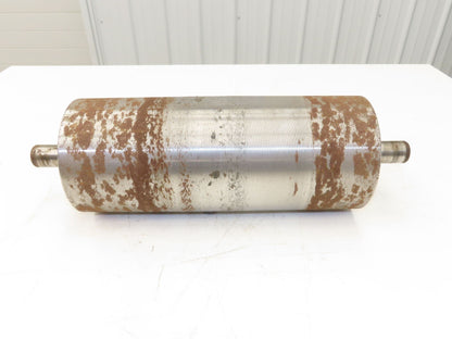 Hytrol 6"x 14" Crowned Tail Pulley for 18" Conveyor 15"BF 8" Belt Under Roller