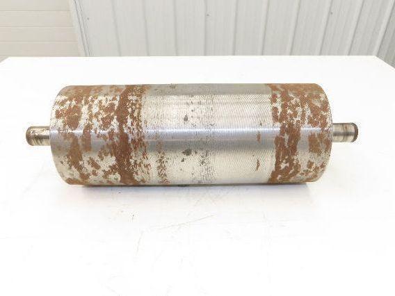 Hytrol 6"x 14" Crowned Tail Pulley for 18" Conveyor 15"BF 8" Belt Under Roller