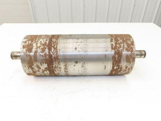 Hytrol 6"x 14" Crowned Tail Pulley for 18" Conveyor 15"BF 8" Belt Under Roller