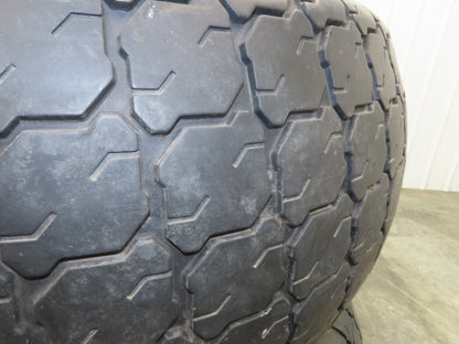 Galaxy 22.5LLx16.1 Turf Special Tractor Tires 6 Ply 8 Lug John Deere 5400 Set