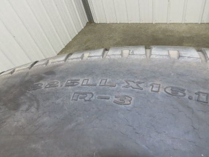 Galaxy 22.5LLx16.1 Turf Special Tractor Tires 6 Ply 8 Lug John Deere 5400 Set