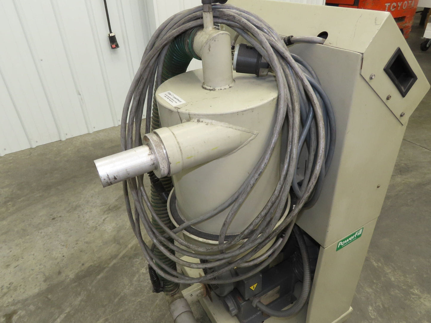 Conair PF4 PowerFill Vacuum Conveying System Portable Stand 480V 2.5Hp Blower