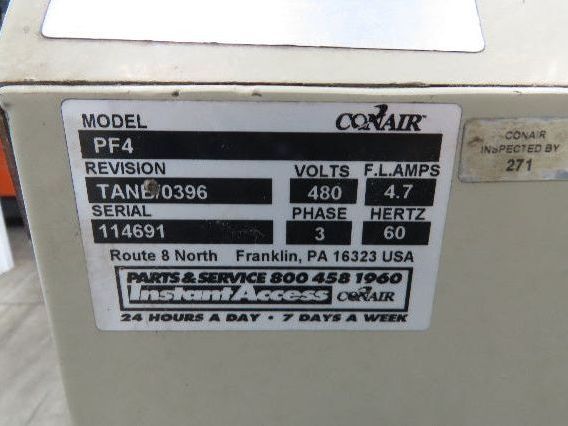 Conair PF4 PowerFill Vacuum Conveying System Portable Stand 480V 2.5Hp Blower