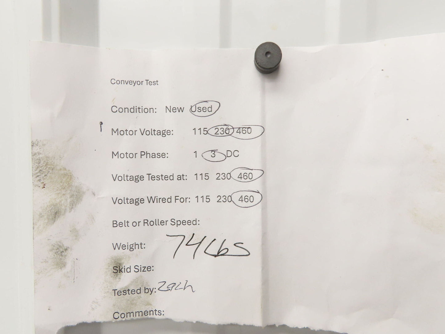 Hytrol 4AC-30-1-RH Conveyor Drive Gearmotor 30:1 Gearbox 1Hp 460V 3PH 56C 58rpm