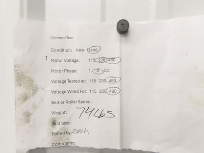 Hytrol 4AC-30-1-RH Conveyor Drive Gearmotor 30:1 Gearbox 1Hp 460V 3PH 56C 58rpm