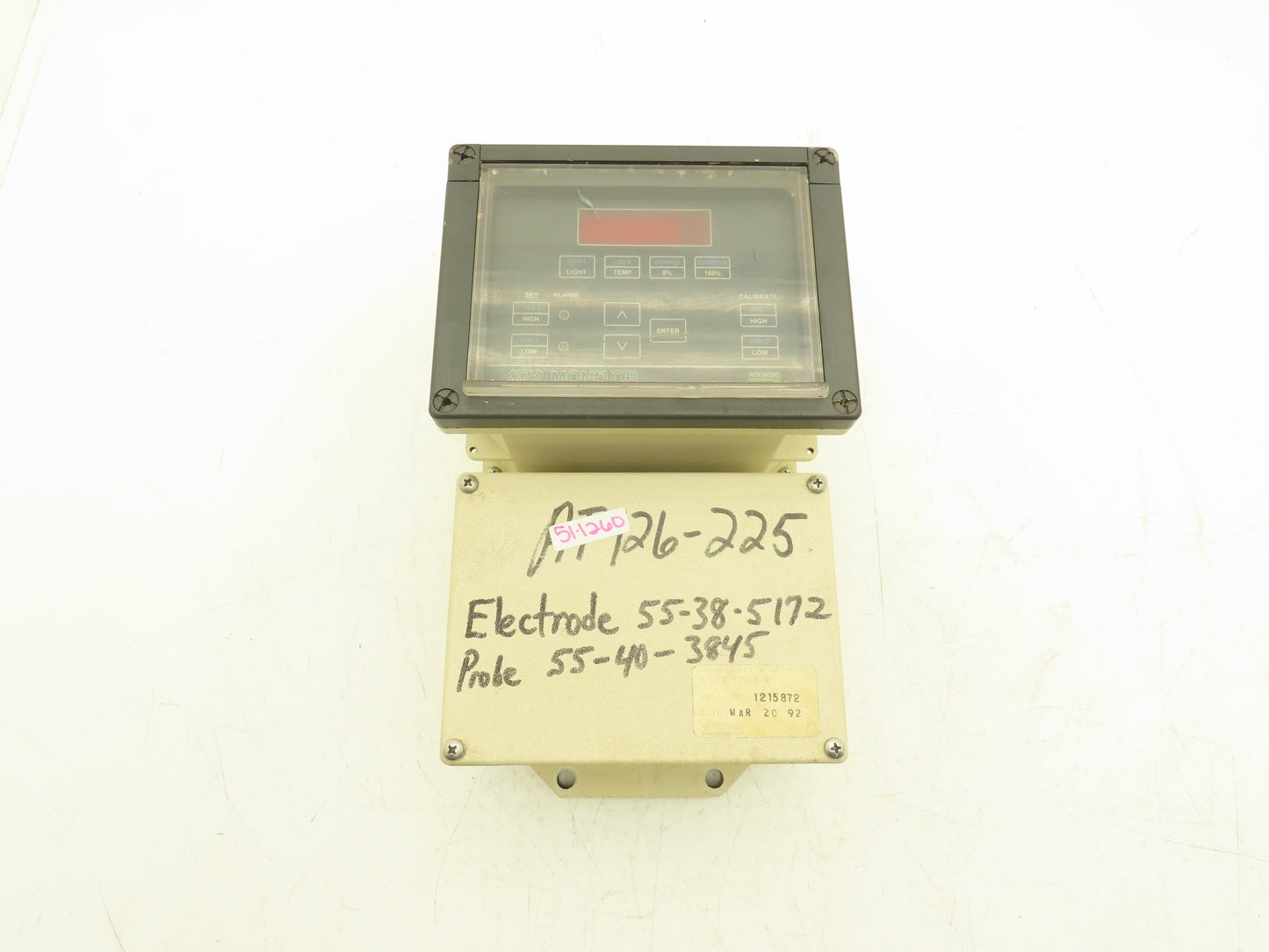 Foxboro 872-10AMS-78 Monitor 120vAC 60Hz 10.2W 0.125A In 4-20mA Out