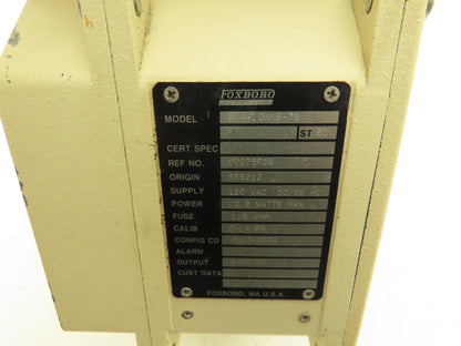 Foxboro 872-10AMS-78 Monitor 120vAC 60Hz 10.2W 0.125A In 4-20mA Out