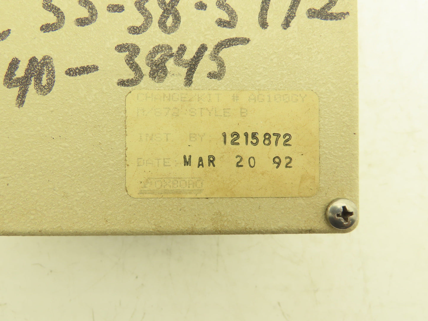 Foxboro 872-10AMS-78 Monitor 120vAC 60Hz 10.2W 0.125A In 4-20mA Out