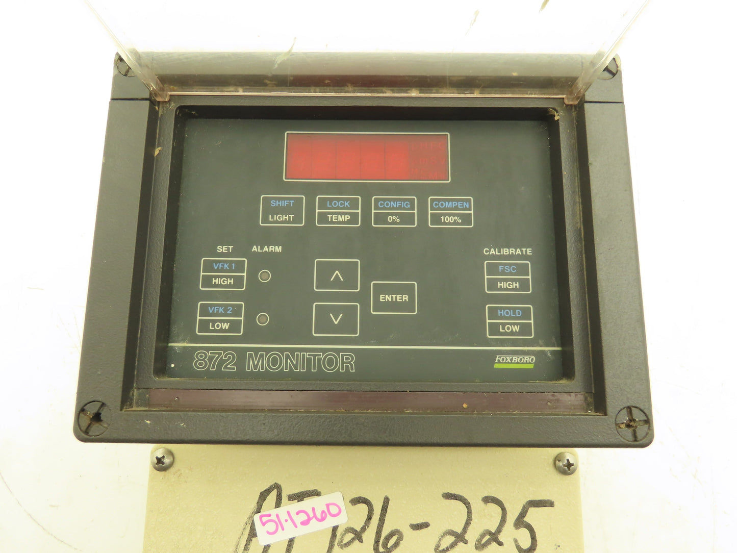 Foxboro 872-10AMS-78 Monitor 120vAC 60Hz 10.2W 0.125A In 4-20mA Out