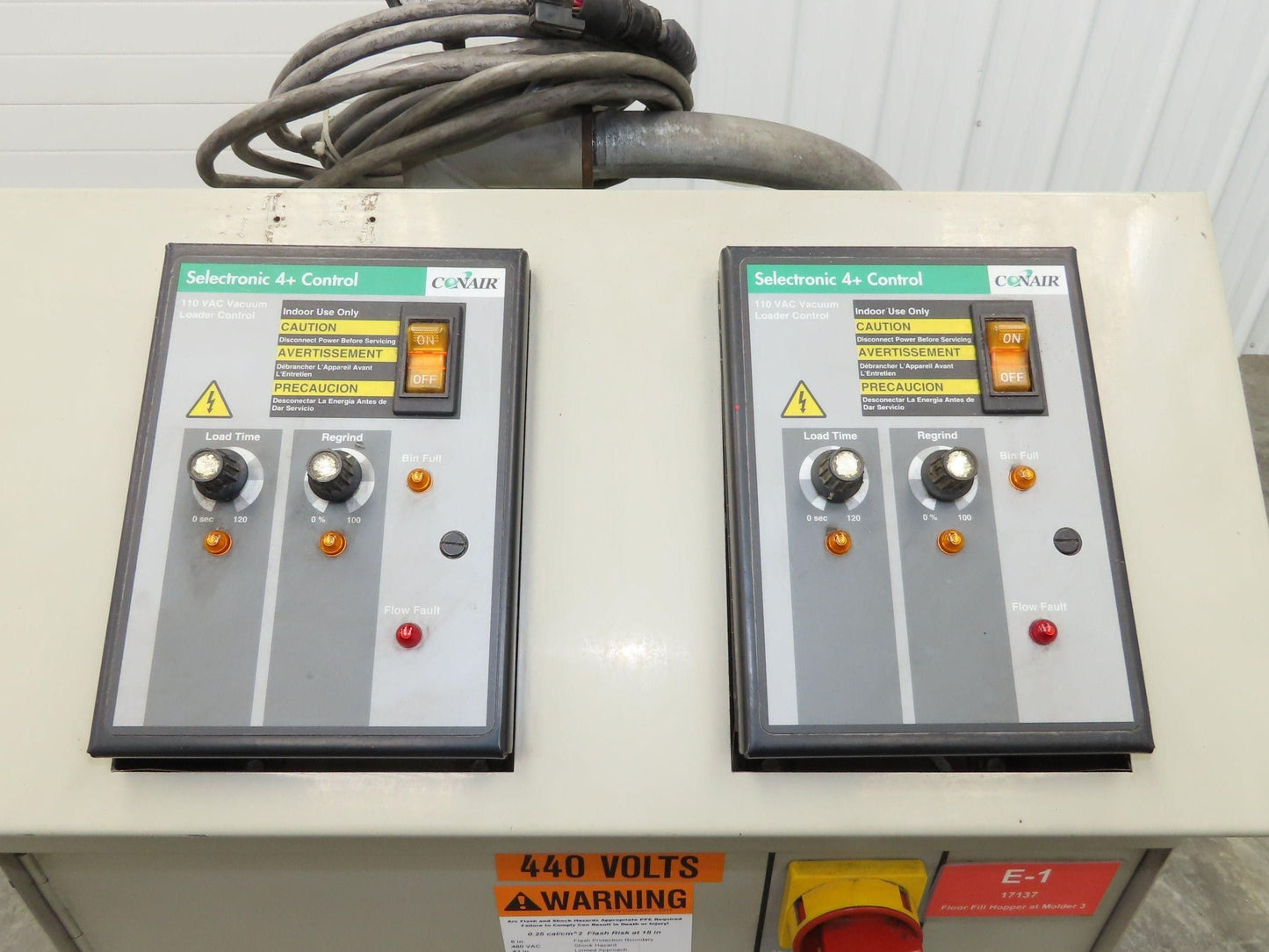 Conair PF3 PowerFill Vacuum Conveying System Portable Stand 480V 2.5Hp Blower