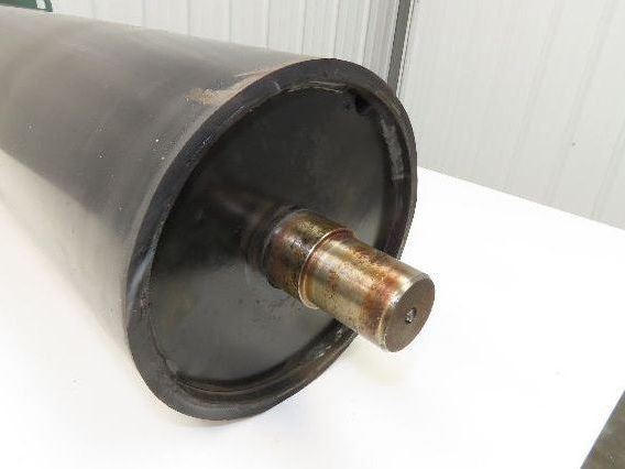 Hytrol Conveyor 8" x 36" Center Drive Pulley 33"BF 1-11/16" x 1.5" Ext Shaft