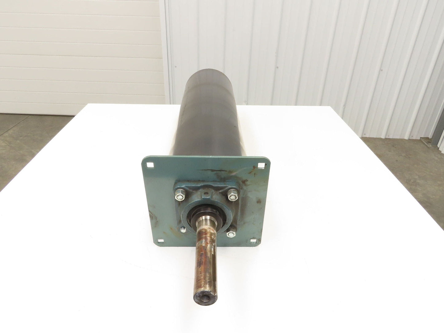 Hytrol Conveyor 8" x 36" Center Drive Pulley 33"BF 1-11/16" x 1.5" Ext Shaft