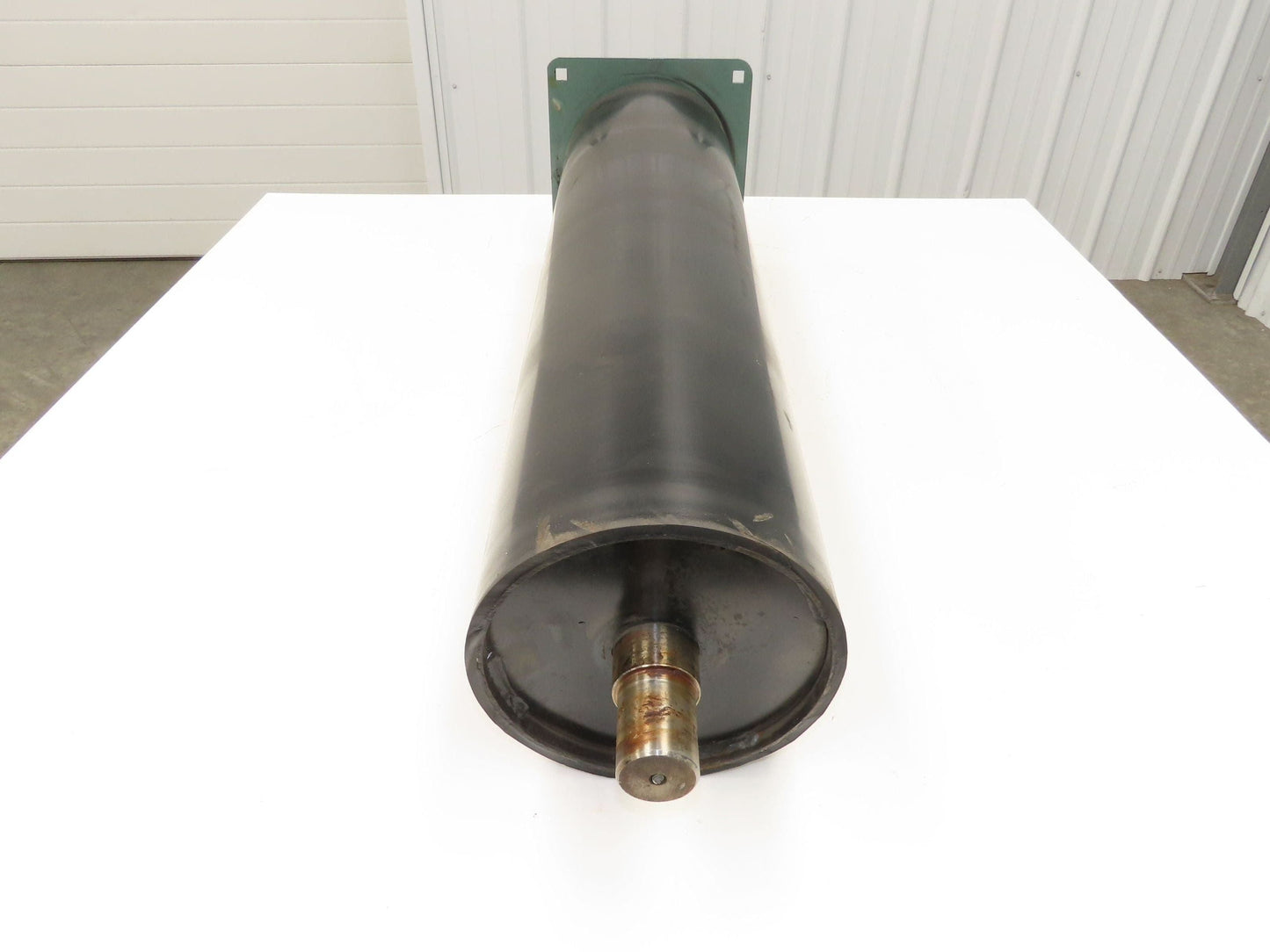 Hytrol Conveyor 8" x 36" Center Drive Pulley 33"BF 1-11/16" x 1.5" Ext Shaft