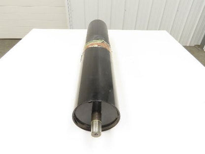 Hytrol Conveyor 6" x 36" Crowned Take-Up/Tail Pulley 33"BF 1-3/16" Shaft