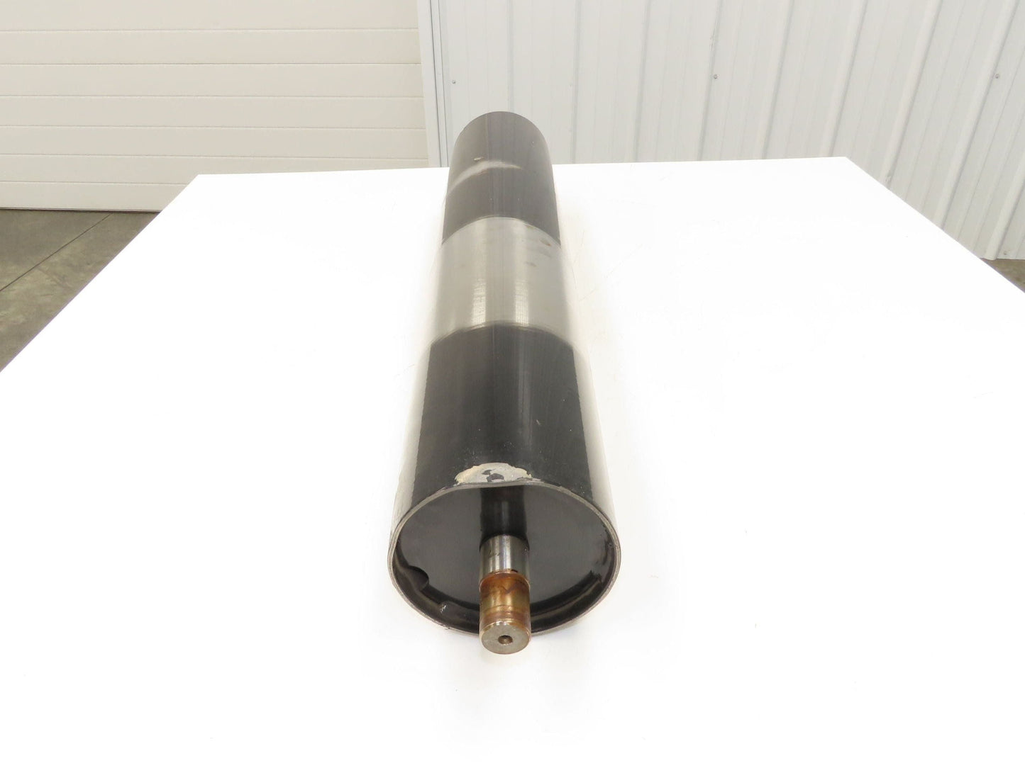 Hytrol Conveyor 6" x 36" Crowned Take-Up/Tail Pulley 33"BF 1-3/16" Shaft