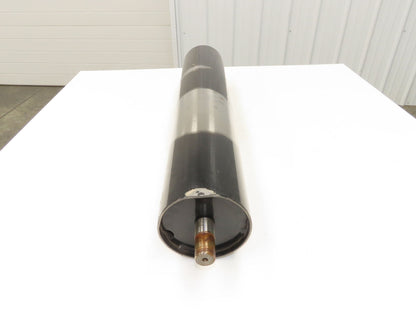 Hytrol Conveyor 6" x 36" Crowned Take-Up/Tail Pulley 33"BF 1-3/16" Shaft