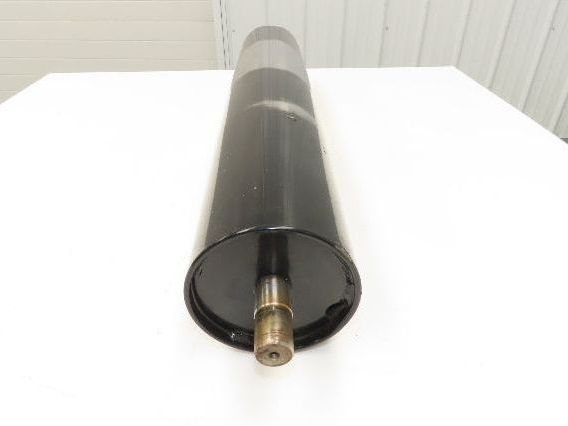 Hytrol Conveyor 6" x 36" Crowned Take-Up/Tail Pulley 33"BF 1-3/16" Shaft