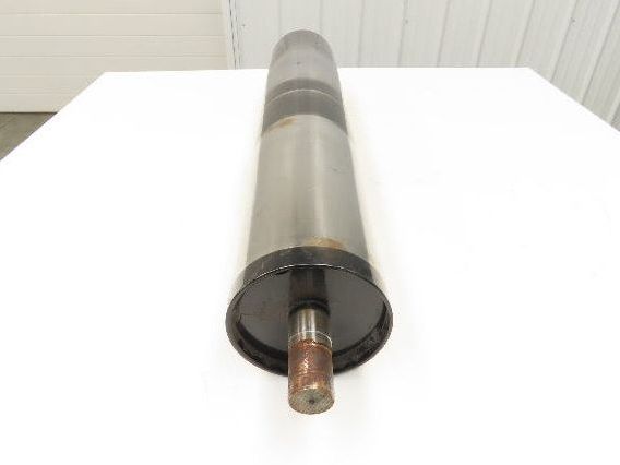 Hytrol Conveyor 6"x 36" Crowned Take-Up/Tail Pulley 33"BF 1-7/16" Shaft